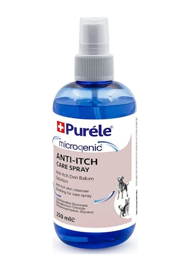 Purele Anti Itching Kedi Ve Köpekler İçin Kaşıntı Giderici Koruyucu Sprey 250ml