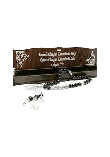 Oniks Doğal Taş Tesbih N11.10119