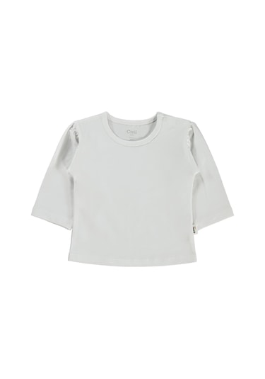 Civil Baby Düz Basic 6-18 Ay Sweatshirt - Ekru