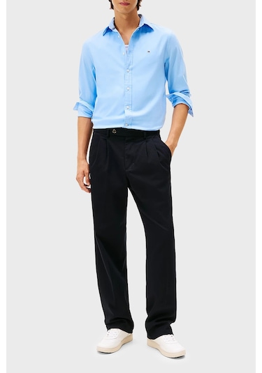 Tommy Hilfiger Erkek Gömlek Mw0mw40469 C1z Mavi Mavi