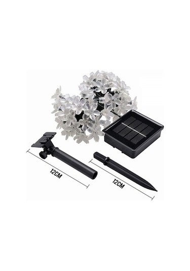 Çiçek Desenli Güneş Enerjili Bahçe Aydınlatma