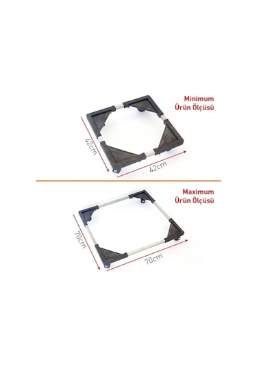 Teleskopik Buzdolabı Altlığı Çamaşır Makinesi Altlığı - 550271469