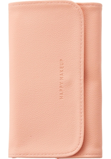 Hzl Makyaj Fırça Seti Çantalı 9lu Pembe-431