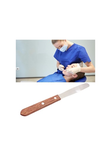 Sones Ahşap Saplı Diş Karıştırma Spatulası Modelleme Karıştırma Oymacısı
