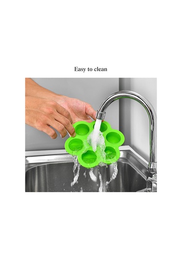 Qingmipy Pembe Silikon Kalıp: Pastane, Buz Ve Yemek Pişirme İçin 7 Delikli, Elastik Malzemeyle Çok Renkli