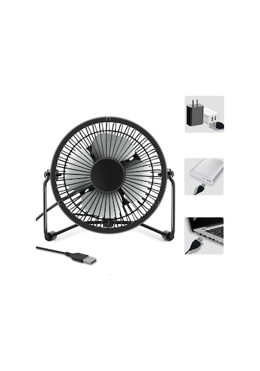 Hadron HDX7251 Metal 8" USB Masaüstü Taşınabilir Vantilatör