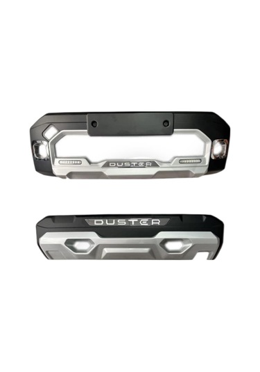 Autogp Dacia Duster Ön Ve Arka Tampon Koruma Difüzör Ledli 2024+