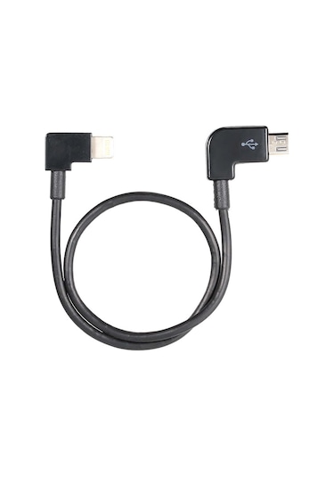 Geekyou Djı Mavic Pro Ve Spark İçin Micro Usb'den Lightning'e Dönüştürücü Kablosu - Yüksek Kaliteli, Esnek Ve Dayanıklı 27cm Uzunluk