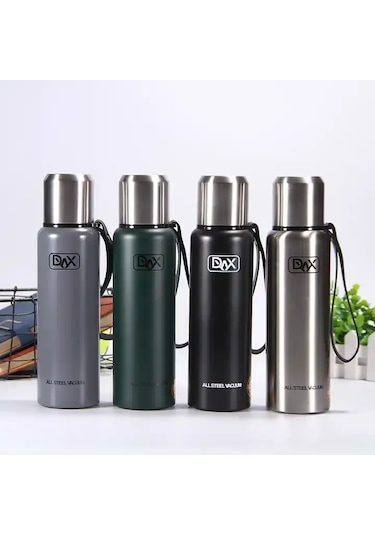 Kapris Çift Katlı Paslanmaz Çelik Termos 750ml Yeşil Kap-295 Yeşil