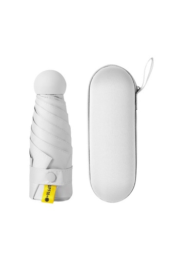 Kompakt Uv Otomatik Şemsiye - Yeşil Beyaz 076668 Yeşil Beyaz