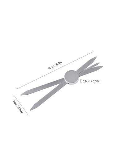 Gajeena Paslanmaz Çelik Kaş Şekillendirme Cetveli - Hassas Ölçüm Ve Kalıcı Makyaj İçin