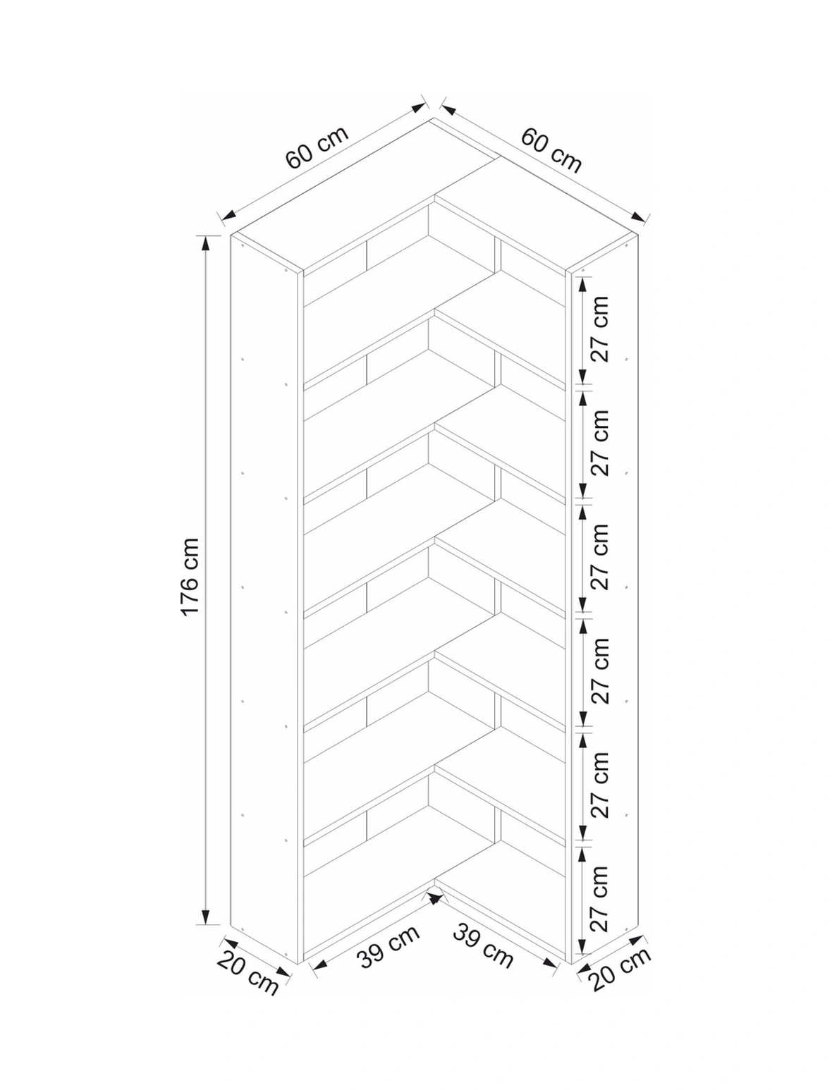 Adel Köşe Set 5 - Beyaz Beyaz