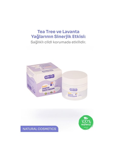 Babyton Pişik Önlemeye Yardımcı Doğal İçerikli Pişik Krem 50 Ml