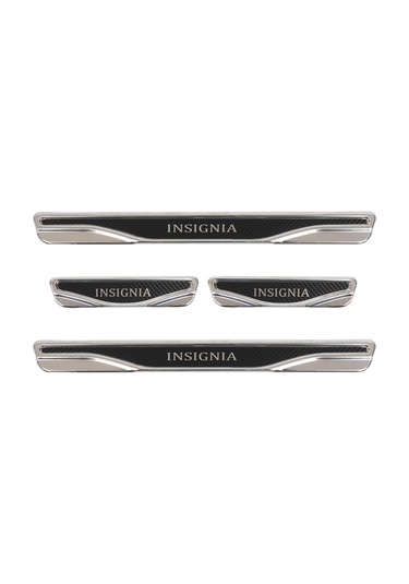 Opel Insignia 4 Prç. Iç Kapı Eşiği Karbon Krom