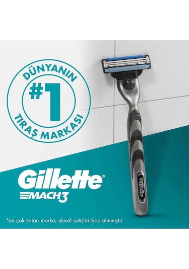 Gillette Mach3 Yedek Tıraş Bıçağı 18 Adet Karton Paket