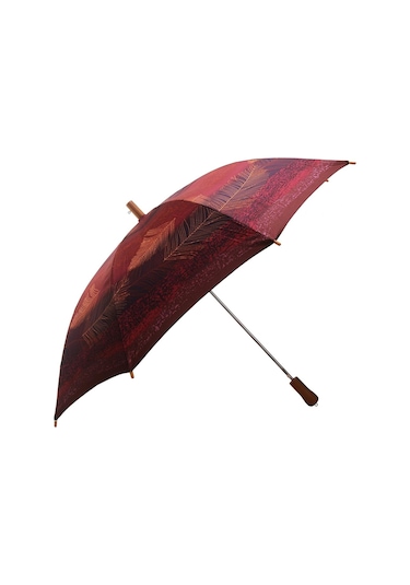 Snotline Baston Şemsiye Bordo Desenli 14-l Bordo