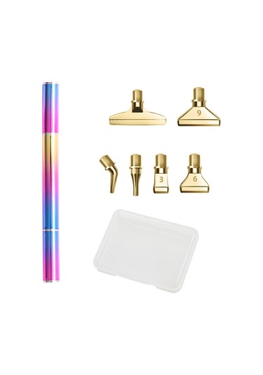 5d Gökkuşağı Renkli Elmas Boya Kalemi Gümüş