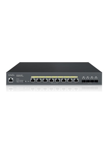 Ecs2512fp Poe++ Switch 8 X 2500 Port, 4 X Sfp+ 10gig Port, L2+ 8-port Poe++-125966