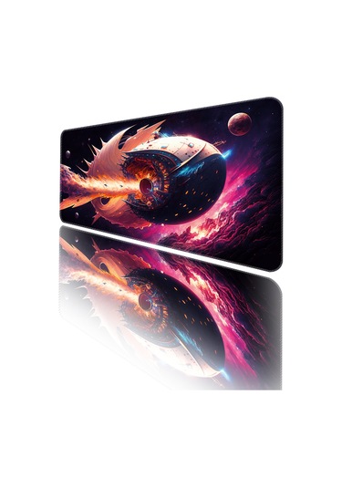 Mouse Pad Büyük Boy Gaming Oyuncu Xl 70x30 Cm SPACESHIP
