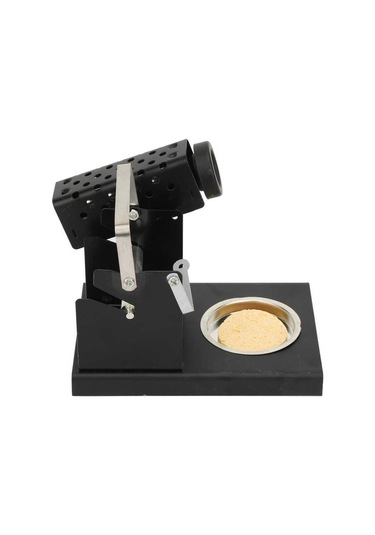 Siyah Havya Kalay Tel Standı 2'si 1 Arada Çok Fonksiyonlu Tutucu Makara Lehim