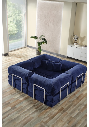 Legom Avanos Aktivite Koltuğu Yatak Olabilen Çok Amaçlı Kanepe Koltuk Takımı Mavi Mavi