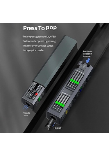 Prolink Pb-006 31 Parça Tornavida Seti
