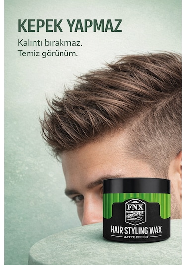 Fnx Barber Matte Effect Wax 150 Ml 4 Adet