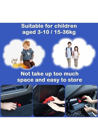 Tongxida Araba Çocuk Koltuğu Emniyet Kemeri Ayarı Kırmızı, Çarpışma Önleyici Limit Sabitleyici