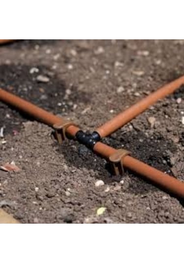 100mt. Kahverengi Deliksiz Damlama Sulama Borusu Malzemeleri