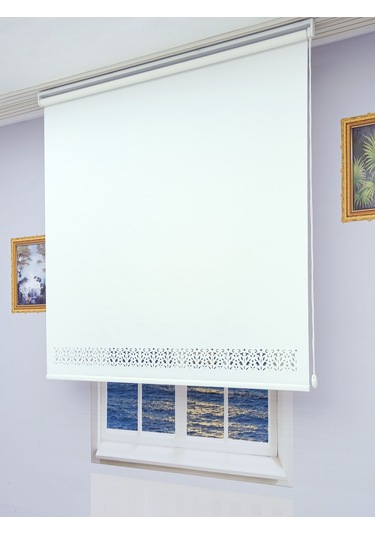 Lazer Stor Perde - İthal Mat Kalın Stor Beyaz