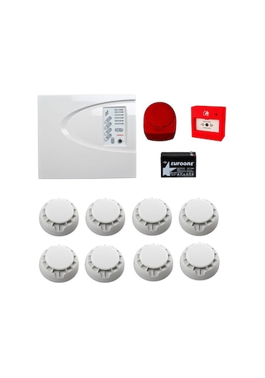 Teletek Yangın Alarm Sistemi Seti 8 Li