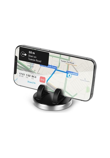 Agoodshop Araç Telefonu Tutacağı, 360 Döndürülebilen Gösterge Paneli Cep Telefonu Tutacağı, Kaymaz Si