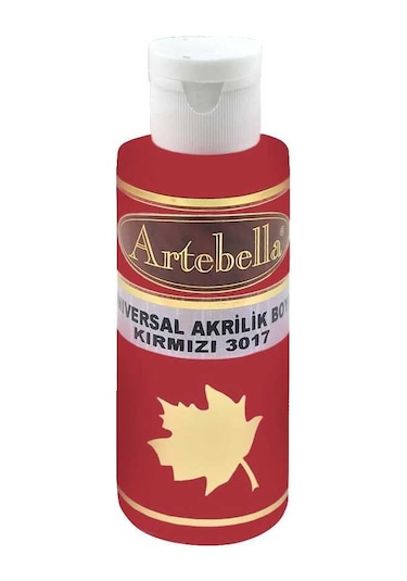 Kırmızı Akrilik Boya Artebella Kırmızı Akrilik Boya 3017 Kırmızı