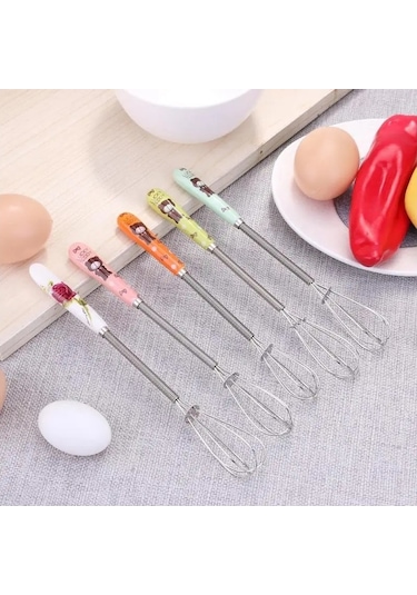 Soulader N11 Özel Çok Amaçlı Paslanmaz Çelik Manuel Yumurta Çırpıcı Mutfak Gereci El Tipi Yumurta Karıştırıcı Döner Mekanizmalı Pratik Çırpma Aleti Diğer