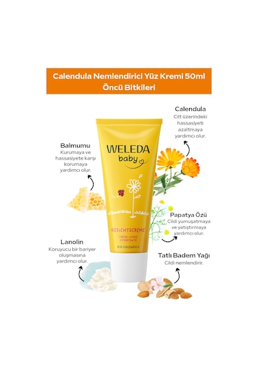 Weleda Calendula Organik Yüz Kremi 50 ml