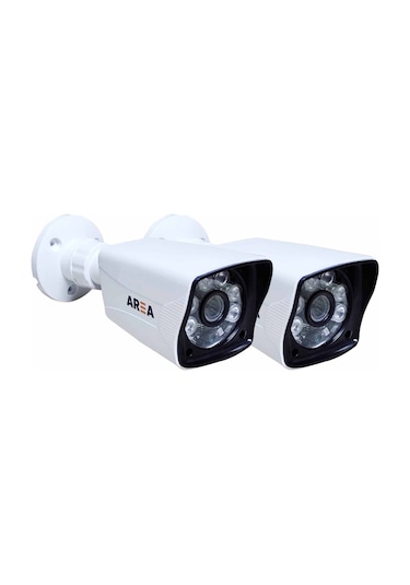 1000 Tvl 6 Atom Led 2 Adet Uygun Analog Güvenlik Kamerası