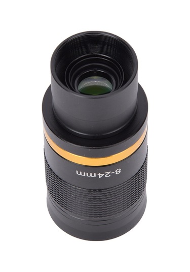 Wezone Tam Metal Güneş Gözlüğü, 8-24mm Sürekli Yakınlaştırma, Yeşil Filmi, 1.25 İnç Astronomi Arayüzü, Ay Ve Gezegen Gözlemi İçin Uygun