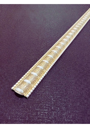 Poliüretan Dekoratif Duvar&tavan Çıta Bordürü -bronz Renk En:4 Cm-boy:100 Cm -duvar Süsü