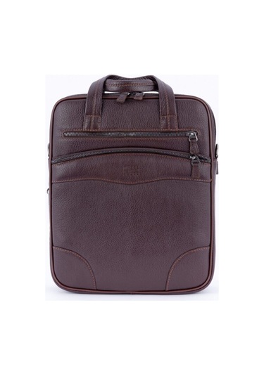 122 Model Hakiki Deri Dikey Evrak Çantası, Laptop-tablet Çantası Bordo.-133038 Siyah