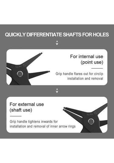 Maoyaya 2'si 1 Arada Segman Pensesi - İç Ve Dış Kart Tutma Pensesi Çok Fonksiyonlu