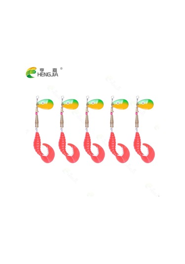 5 Adet Balıkçılık Cazibesi Spinner Yem Bas İçin 10.5cm-7.3g-yumuşak Lures Kancalar Peche Jig Anzuelos İsca Pesca