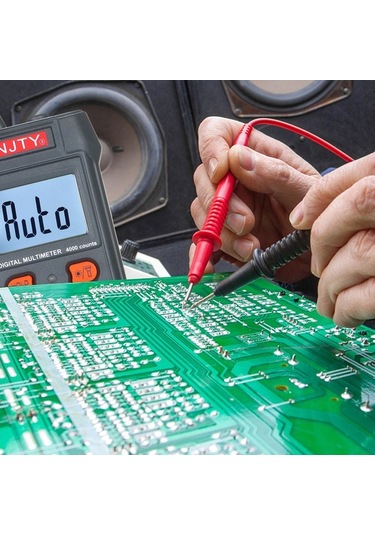 Agoodshop Avuç Içi Boyutunda Lcd Dijital Multimetre Otomatik