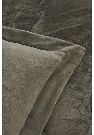 Karaca Home Flufy Çift Kişilik Soft Dream Comfort Set Haki Yeşil