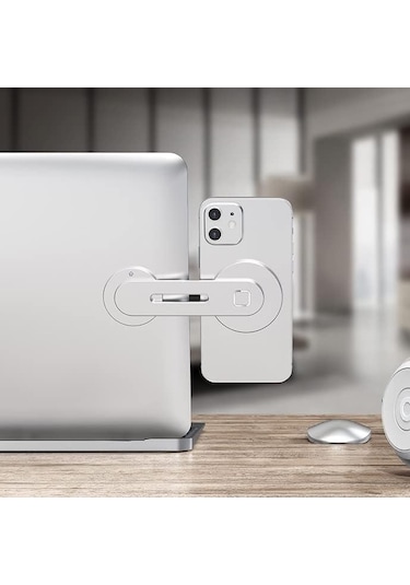 Dizüstü Bilgisayar Telefon Tutucu Defter Monitörü Genişletme Braketi Ayarlanabilir Dizüstü Extender Yan Montaj E