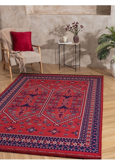La Boutique Halı Afgan Desenli Ahlat Halı Ht03 Renkli