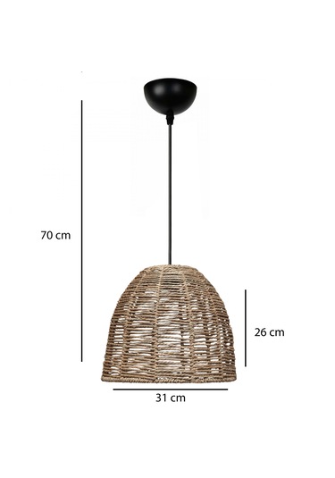 Homing Cascais Natural El Yapımı Sarkıt Sl019 Bej