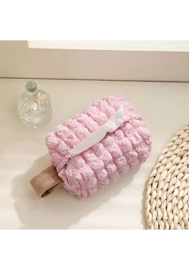 Mufunye Şık Ve Pratik Peçete Tutucu - Mutfak Ve Araç İçin Kompakt Tasarım Pembe