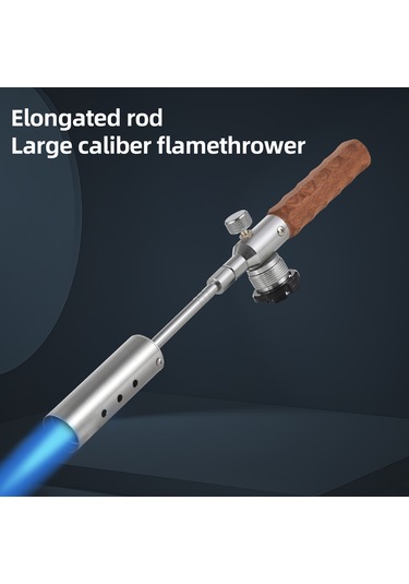 Geeroyoo Ayarlanabilir Alevli Propan Çim Yakıcı - Ergonomik Tutma Sapı Ve 15.000 Kcal/h Güç