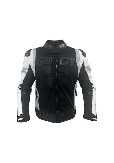 Forte GT Titan Hörgüçlü Motosiklet Montu Beyaz - Siyah