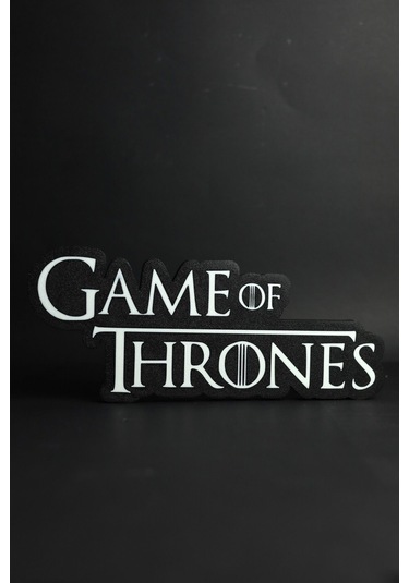 Game Of Thrones - 3 Boyutlu Tabela - 25cm X 10.5cm X 1.5cm